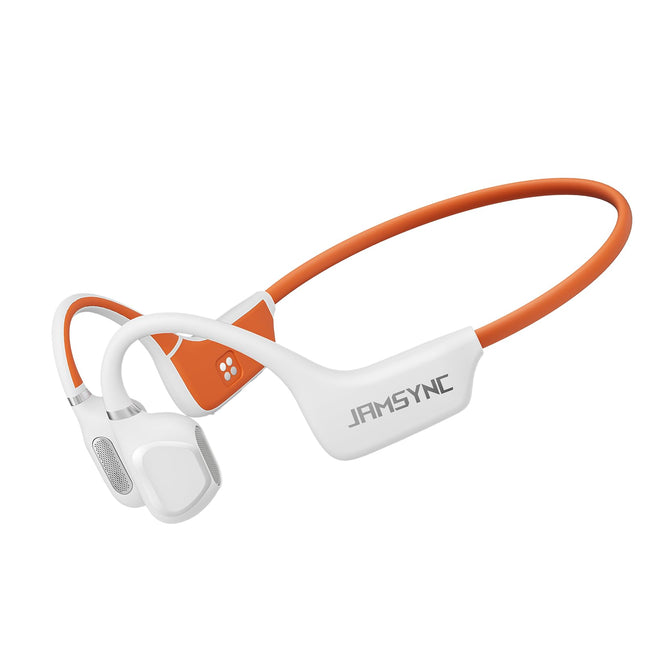 Jamsync Open Ear Headphones, Running Headphones Bluetooth 5.4 with Built-in Mic, Bluetooth Headphone 14H Battery & IPX5 Waterproof, Sports Headphones for Running, Cycling, Walking-White product image for BeHoo Toys