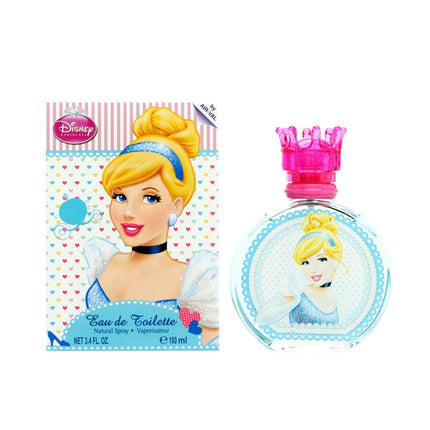 Disney Princess Perfume Eau de Toilette Made in Spain, Blue, Cinderella for Girls by Air Val International, 3.4 Fl Oz product image for BeHoo Toys