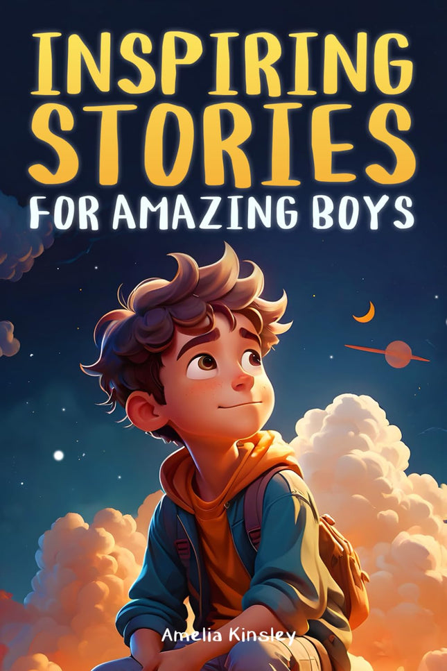 Inspiring Stories for Amazing Boys: A Motivational Book About Self-Confidence, Friendship and Courage for Young Readers product image for BeHoo Toys
