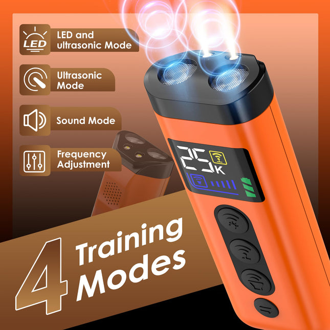 ZUIBAS Dog Bark Deterrent Device – 65FT Range Anti Barking Device for Dogs, Stops Neighbor’s Dog Barking with 3 Ultrasonic Frequencies (25/30/40kHz) & 5 Sound Modes, for Indoor & Outdoor Training product image for BeHoo Toys