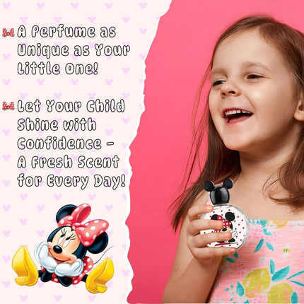 Minnie Mouse, Disney, Fragrance, for Kids, Eau de Toilette, EDT, 3.4oz, 100ml, Perfume, Spray, Made in Spain, by Air Val International product image for BeHoo Toys