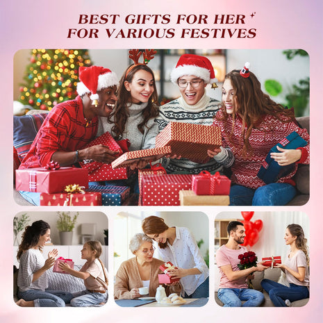 INTEO Microcurrent Facial Device, 3 Modes Red Light Therapy for Face and Neck, Skin Care Facial Massager Perfect Gifts for Women Men