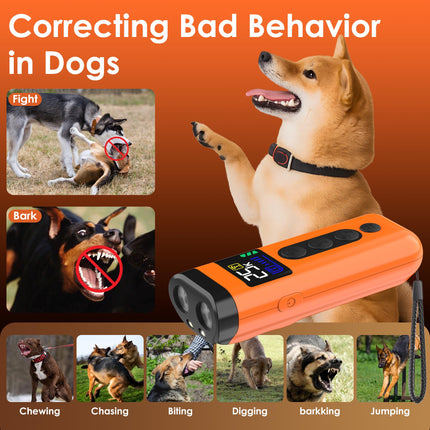 ZUIBAS Dog Bark Deterrent Device – 65FT Range Anti Barking Device for Dogs, Stops Neighbor’s Dog Barking with 3 Ultrasonic Frequencies (25/30/40kHz) & 5 Sound Modes, for Indoor & Outdoor Training product image for BeHoo Toys