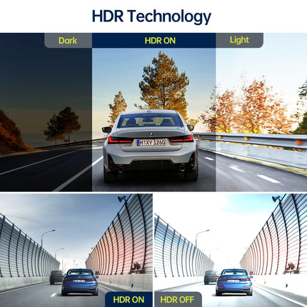 Dual Dash Cam Front and Inside 1080P Dash Camera for Cars IR Night Vision Car Camera for Taxi Accident Lock Parking Monitor 2 Mounting Options 64GB SD Card product image for BeHoo Toys