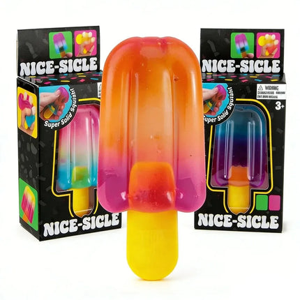 2026 Needoh Nice Cream Cone Colorful Ice Cream Shaped Sensory Stress Reliever Fidget toy  Anxiety & Focus for Adults & Kids