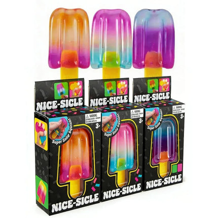 2026 Needoh Nice Cream Cone Colorful Ice Cream Shaped Sensory Stress Reliever Fidget toy  Anxiety & Focus for Adults & Kids